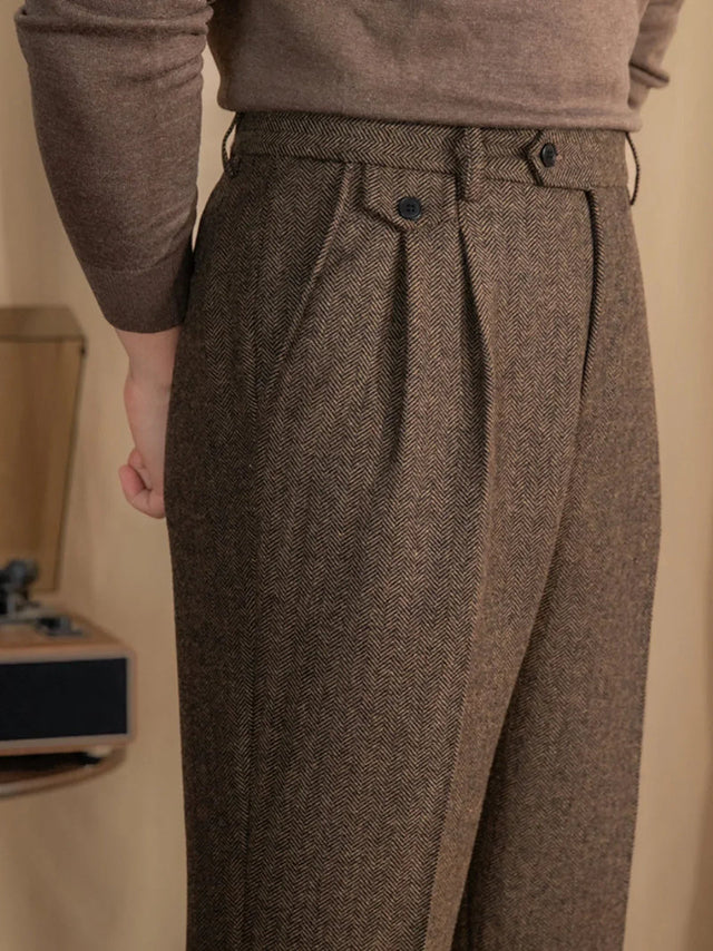 Marcus L. wearing The Bergamo Trouser