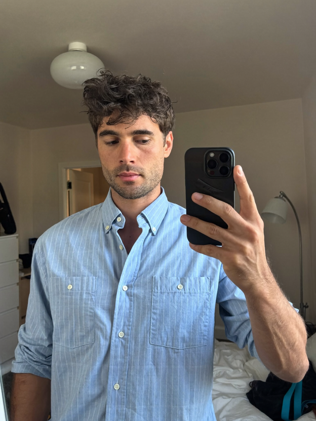 James P. wearing The Sterling Shirt