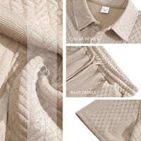 The Monaco Set - Textured jacquard polo and shorts 3
