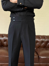 The Salerno Trouser - Draped high-waist tailoring with a cropped nine-point leg and no-iron finish 2