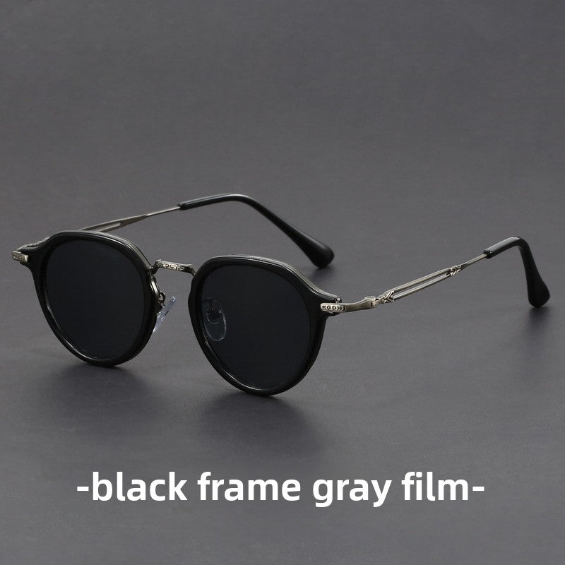 The Fitzgerald Sunglasses - Vintage round frame with UV400-certified lenses