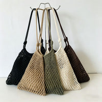 The Ravello Woven Bag - Hand-woven cotton beach bag 1