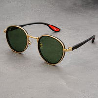 Gold Frame Green Lens
