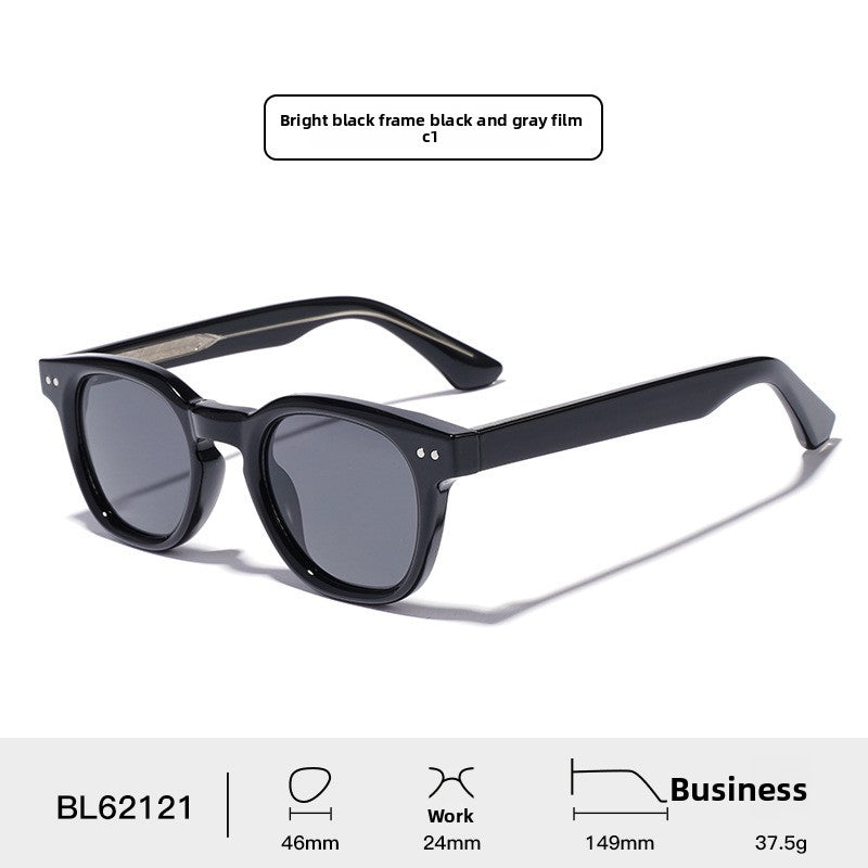 The Monza Sunglasses - Retro gold-pin frame with polarized UV400 lenses