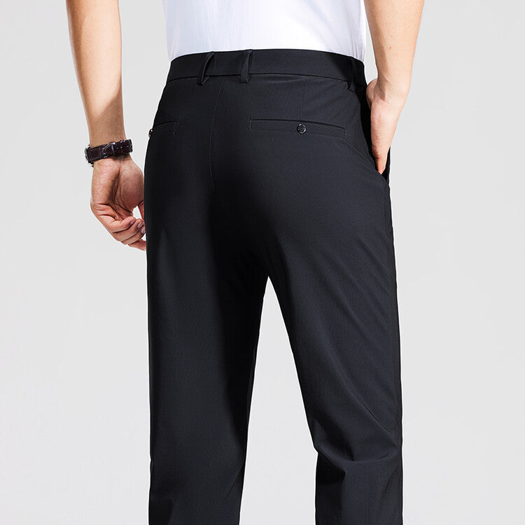 The Everett Trouser - Ice-silk stretch fabric, wrinkle-resistant and water-repellent tailoring