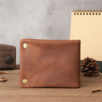 The Wexford Zip Wallet - Crazy-horse leather bifold 3
