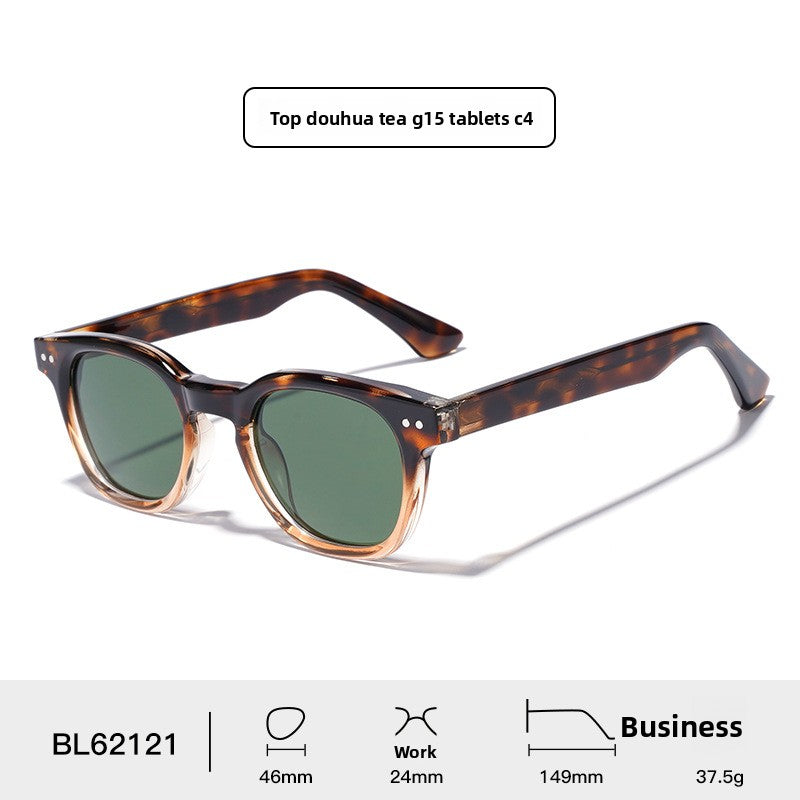 The Monza Sunglasses - Retro gold-pin frame with polarized UV400 lenses