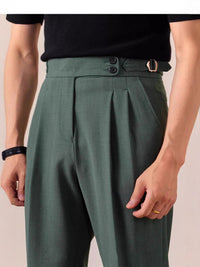 The Napoli Trouser - Neapolitan-inspired tailoring with a side-buckle waist and wrinkle-resistant finish 1