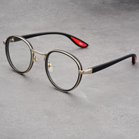 The Lennox Sunglasses - Round gold-rim frame in lightweight TR with UV400 lenses 5