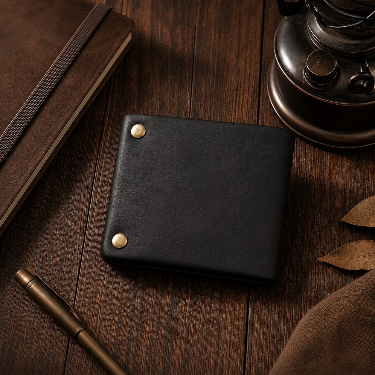 The Wexford Zip Wallet - Crazy-horse leather bifold