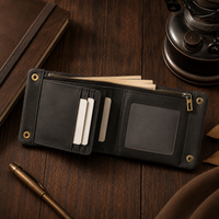 The Wexford Zip Wallet - Crazy-horse leather bifold 4