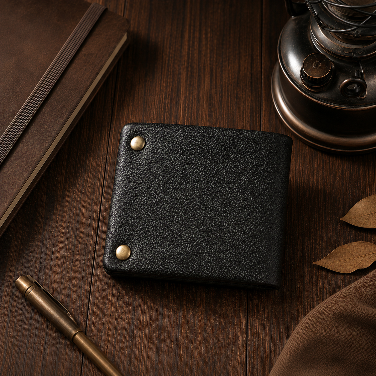 The Wexford Zip Wallet - Crazy-horse leather bifold