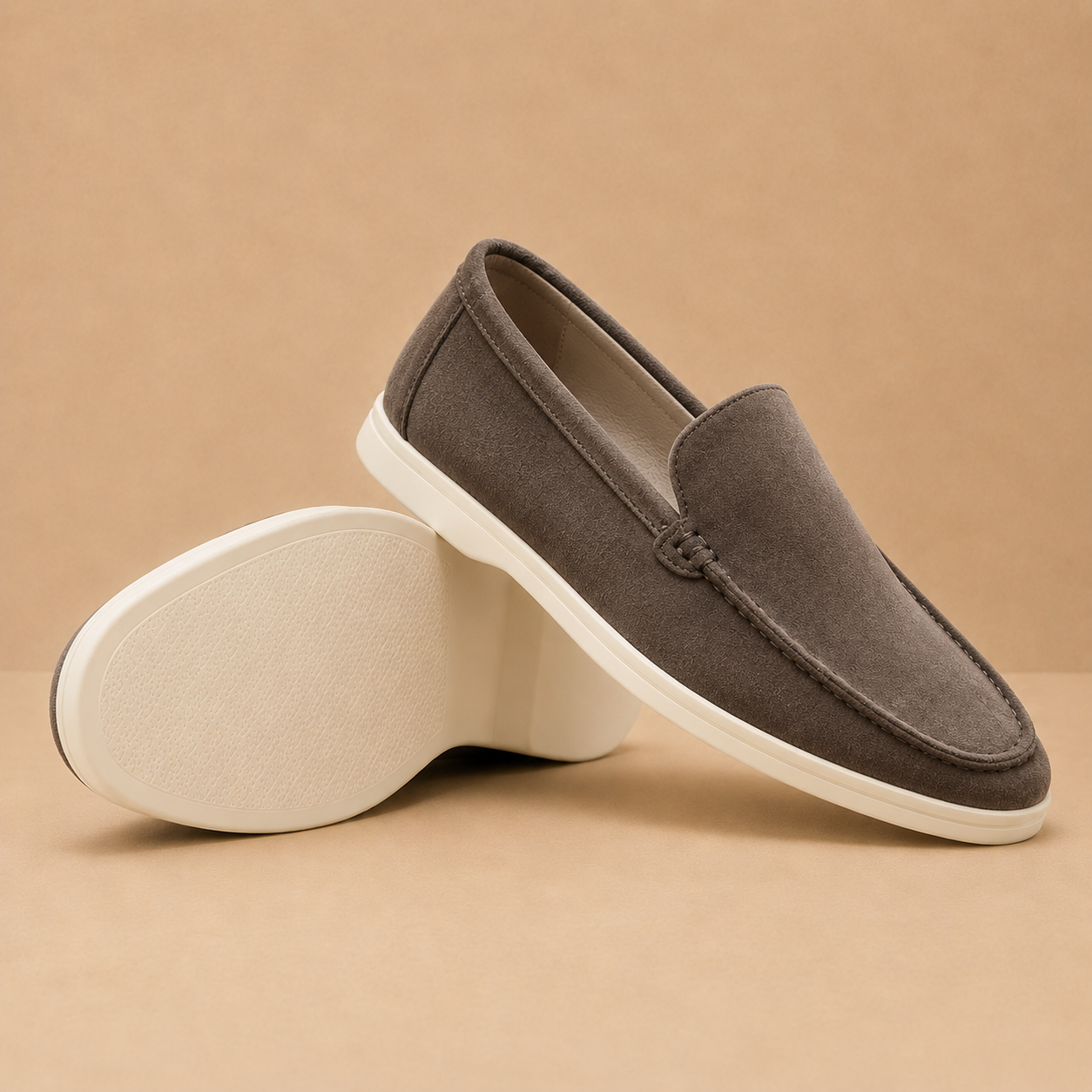 The Marquis Loafer - Handcrafted suede slip-on with a breathable lining and anti-slip sole