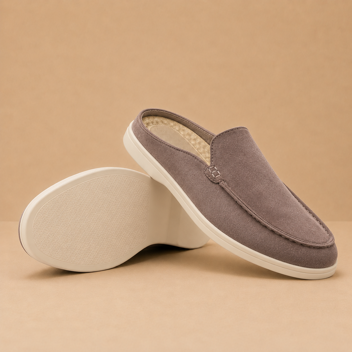 The Marquis Loafer - Handcrafted suede slip-on with a breathable lining and anti-slip sole