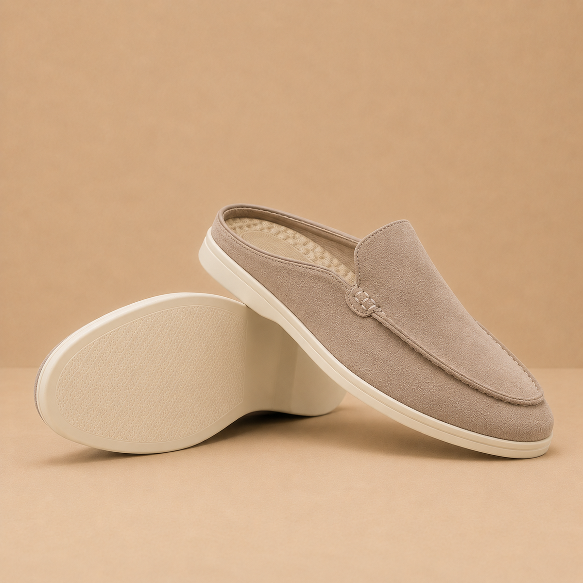 The Marquis Loafer - Handcrafted suede slip-on with a breathable lining and anti-slip sole