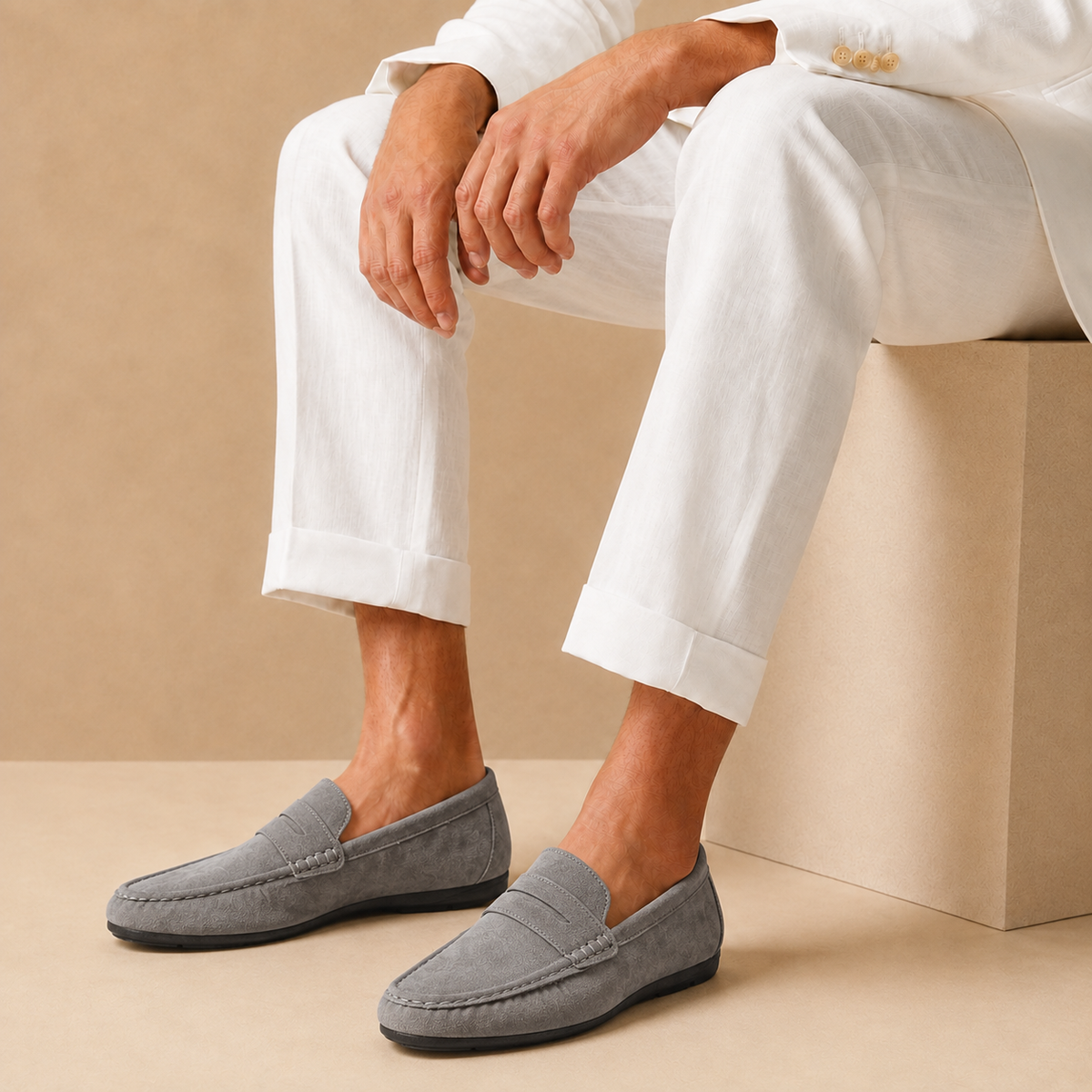 The Chatham Loafer - British-inspired suede loafer with reinforced construction and a low-profile grip sole
