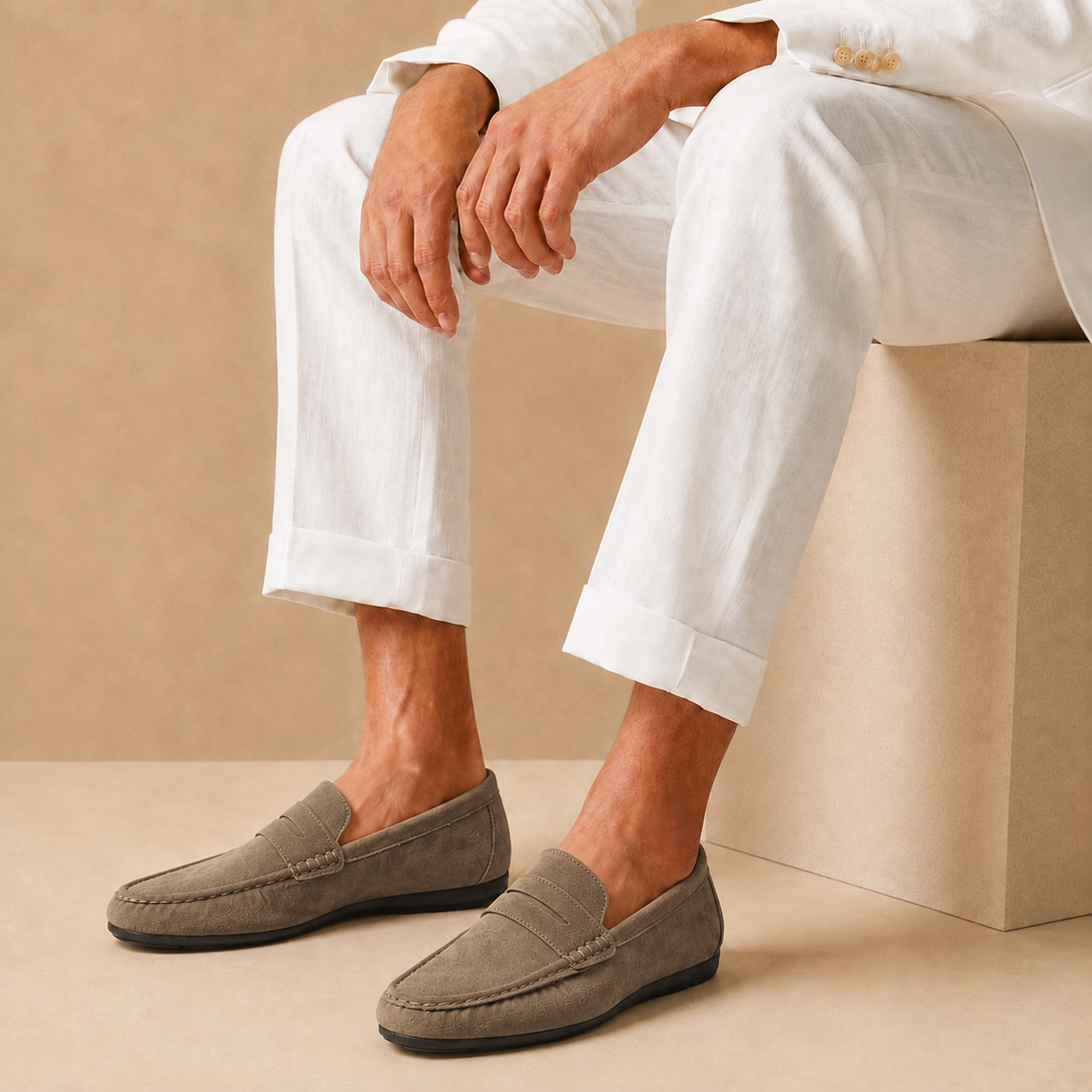 The Chatham Loafer - British-inspired suede loafer with reinforced construction and a low-profile grip sole