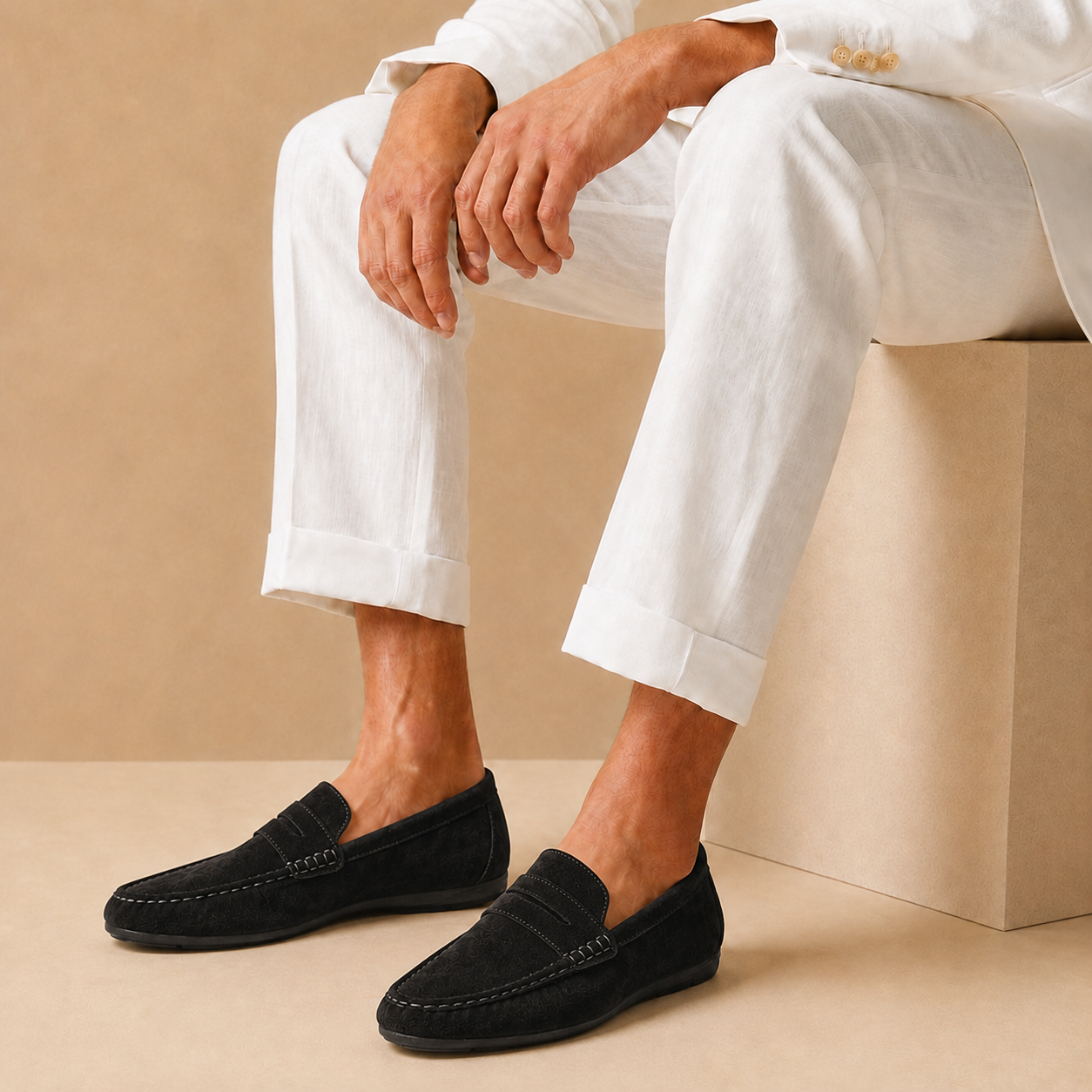 The Chatham Loafer - British-inspired suede loafer with reinforced construction and a low-profile grip sole