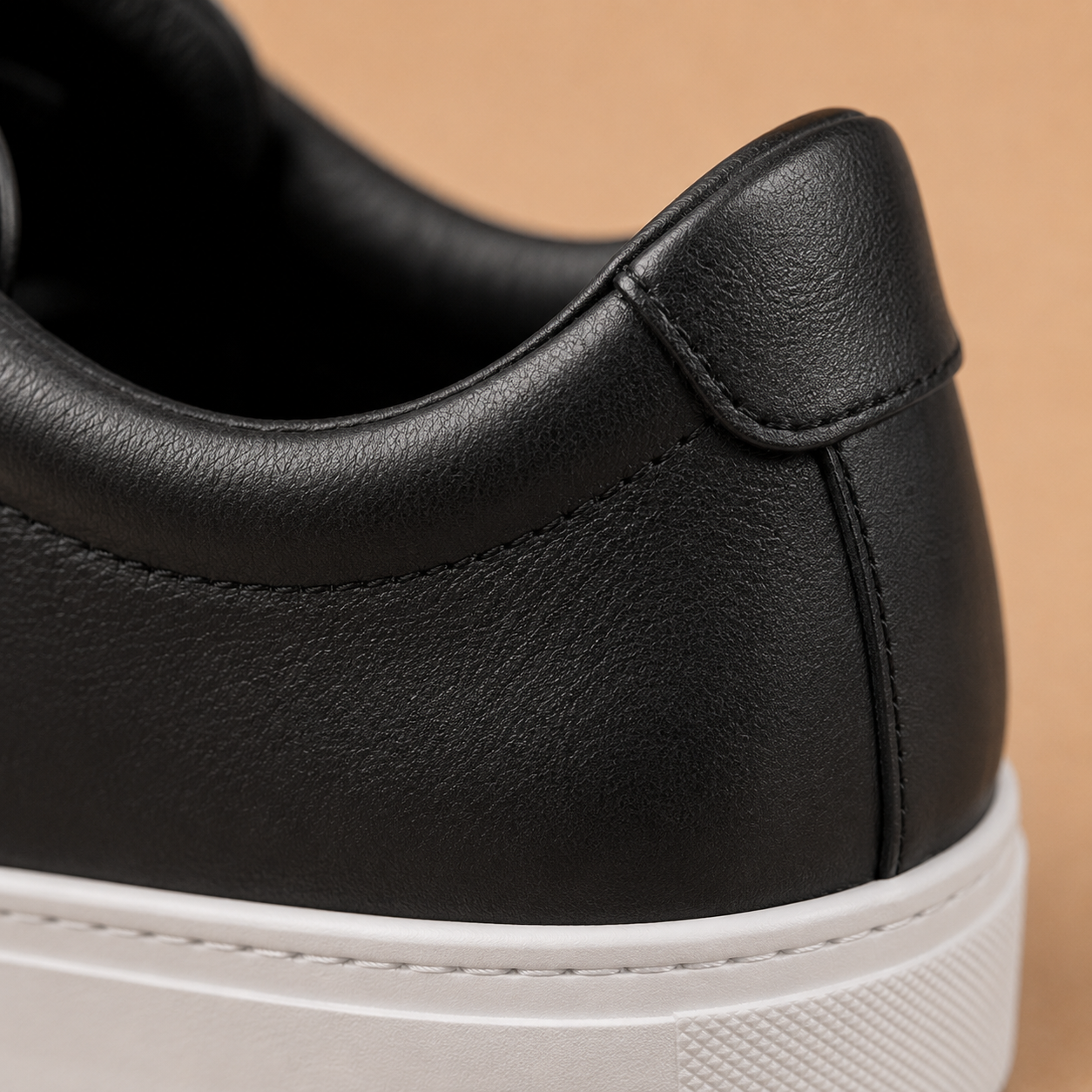 The Belgrave Sneaker - White full-grain leather court trainer