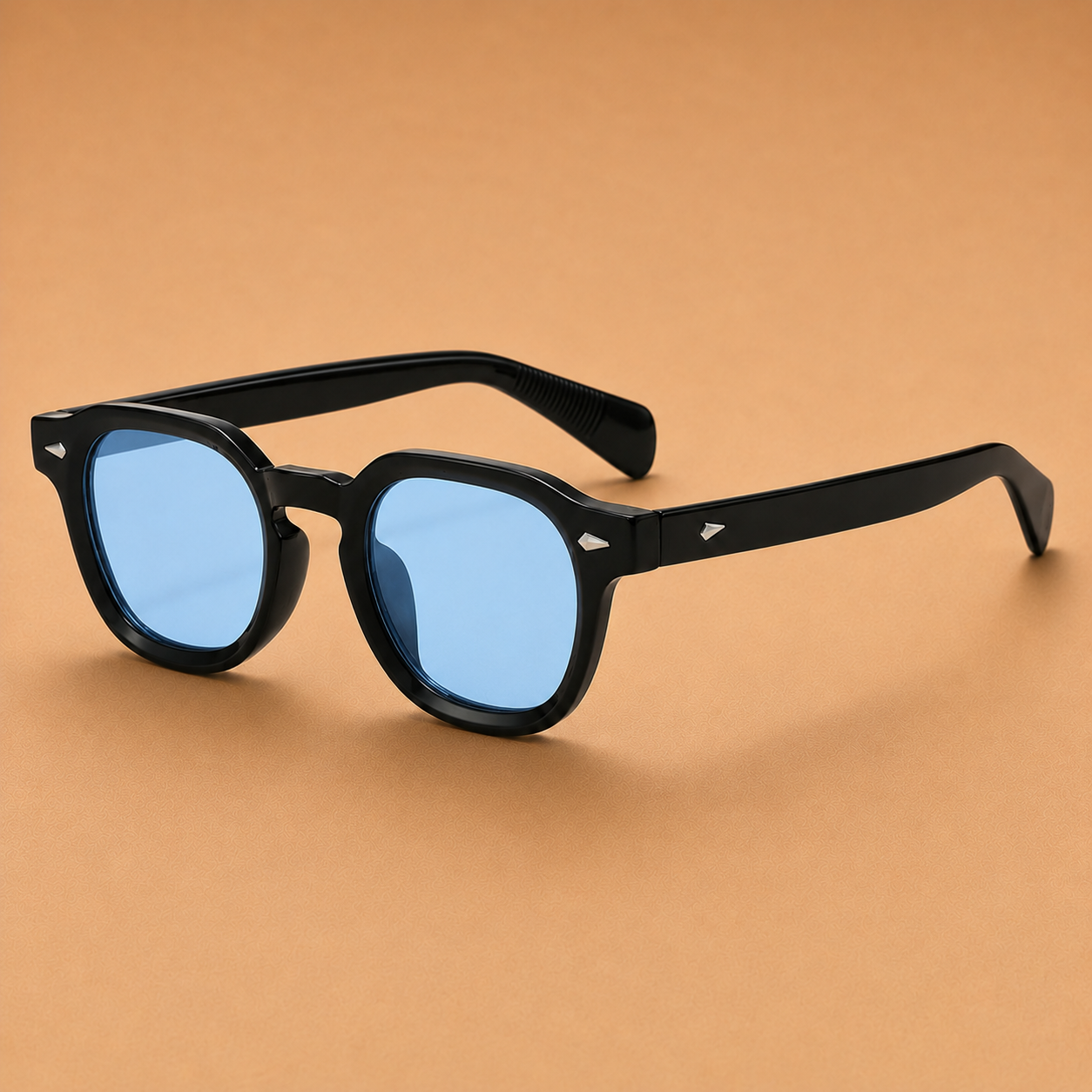 The Portofino Sunglasses - Handcrafted polygonal frame with tinted lenses and UV380 protection
