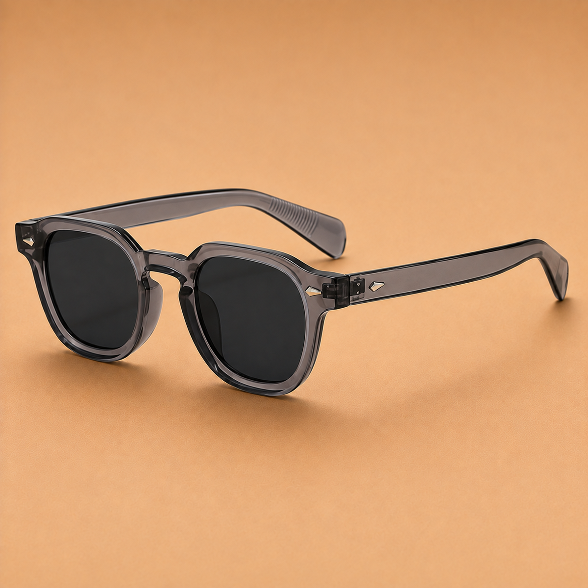 The Portofino Sunglasses - Handcrafted polygonal frame with tinted lenses and UV380 protection