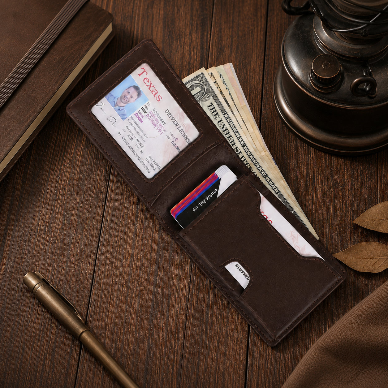 The Ashcroft Wallet - Slim RFID microfiber bifold