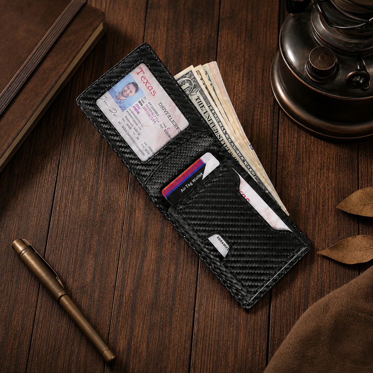 The Ashcroft Wallet - Slim RFID microfiber bifold