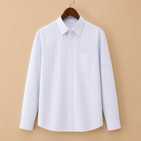 White-Blue Pinstripe