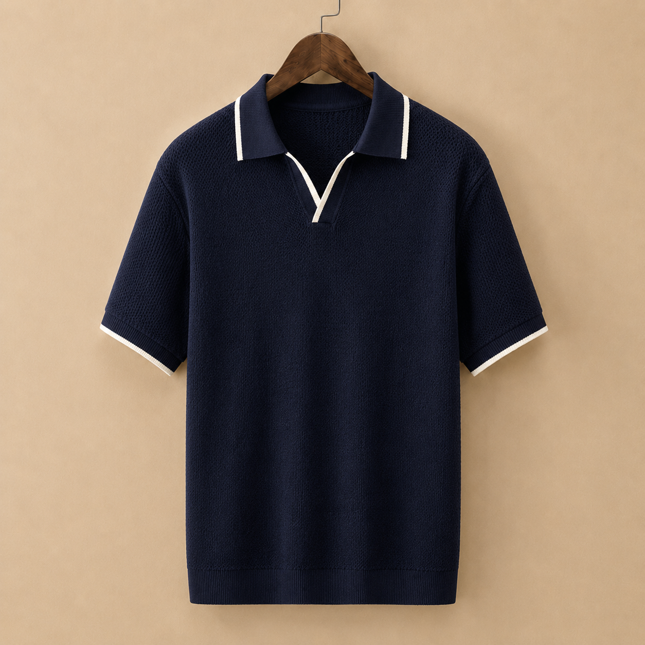 The Ashford Polo - Breathable cotton-blend with a contrast-tipped collar and a fitted smart-casual line