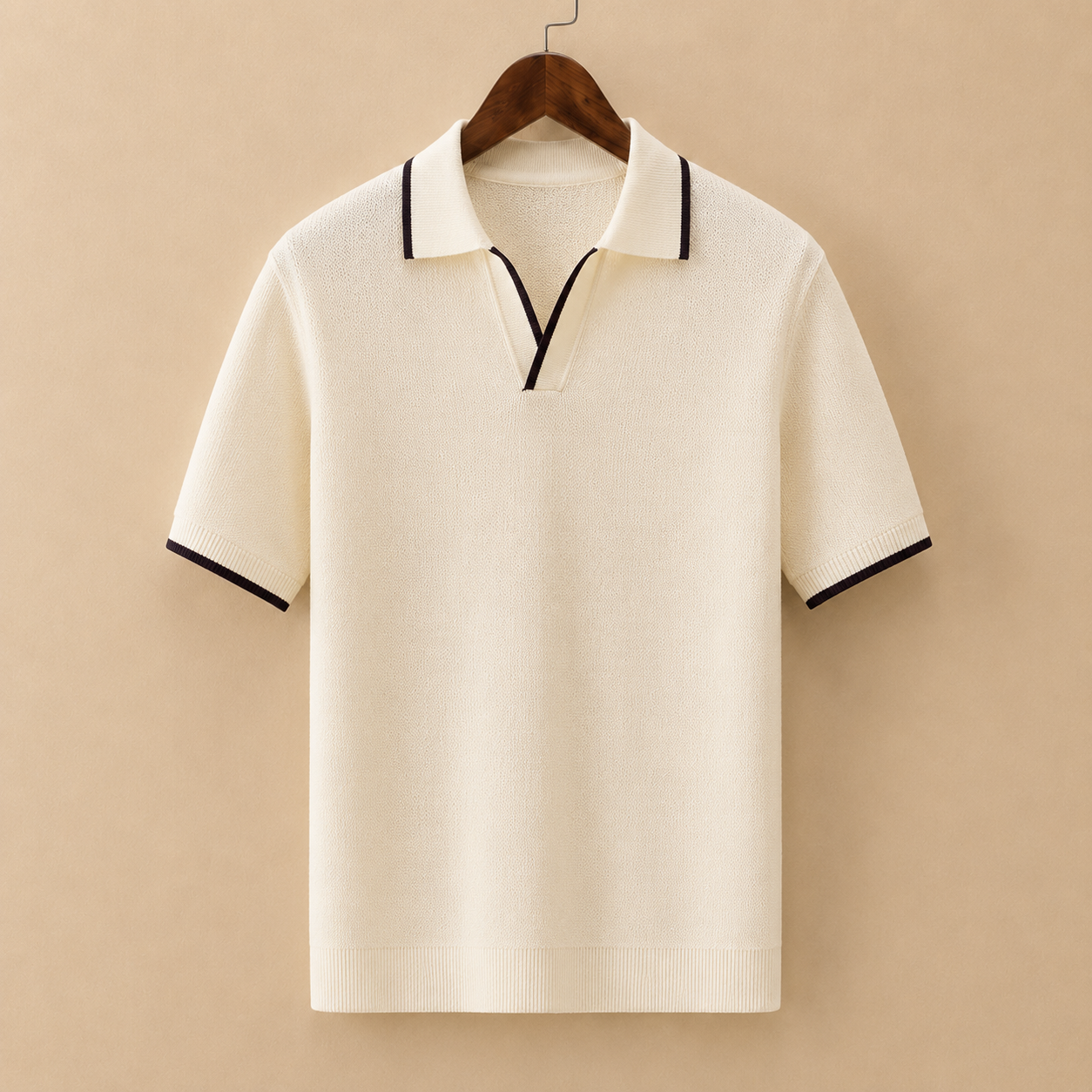 The Ashford Polo - Breathable cotton-blend with a contrast-tipped collar and a fitted smart-casual line