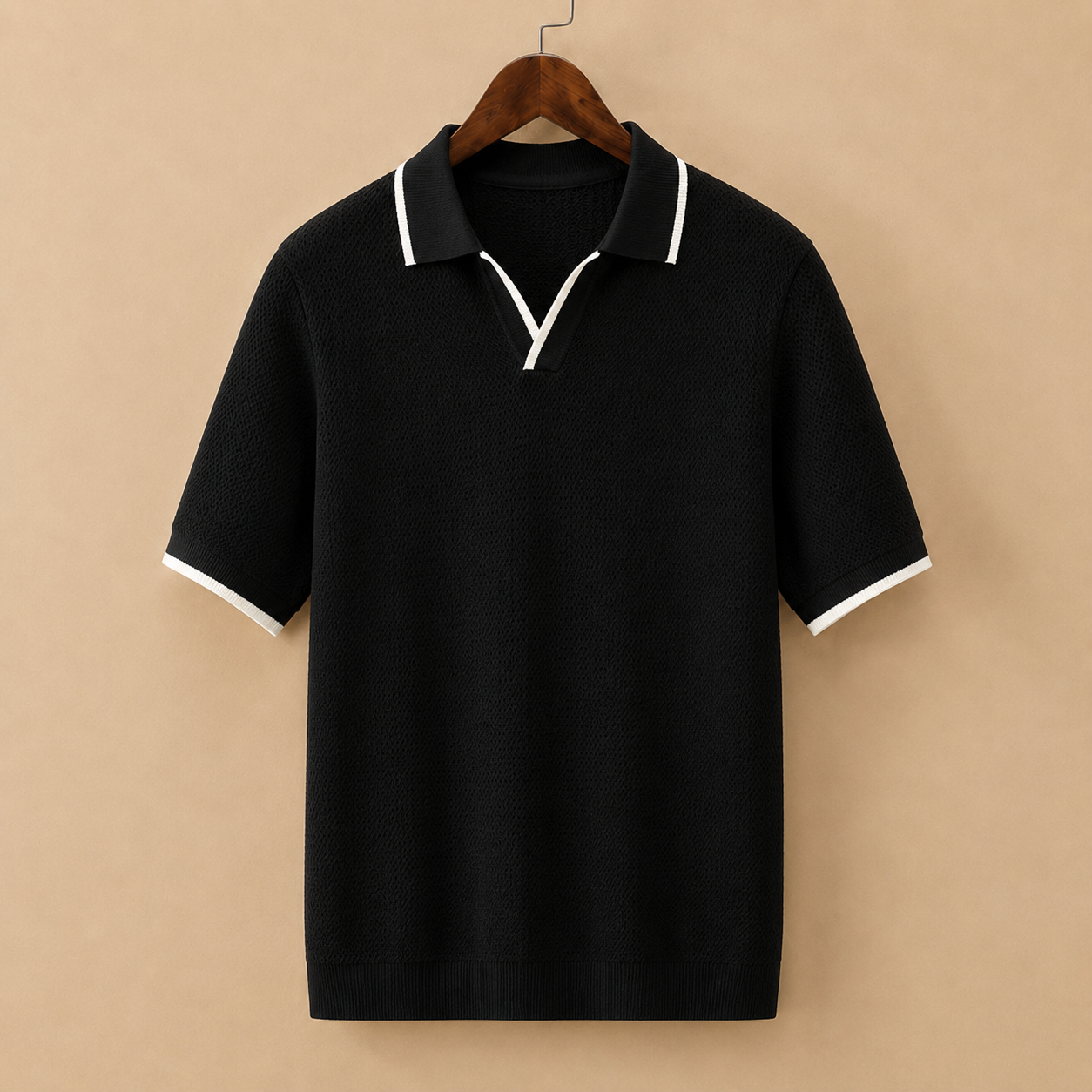 The Ashford Polo - Breathable cotton-blend with a contrast-tipped collar and a fitted smart-casual line