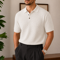 The Sutton Polo - a finely woven basketweave knit in breathable ice-silk fabric 3