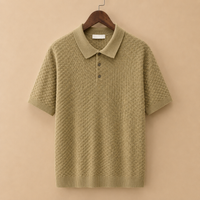 The Sutton Polo - a finely woven basketweave knit in breathable ice-silk fabric 2