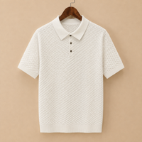 The Sutton Polo - a finely woven basketweave knit in breathable ice-silk fabric 4
