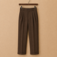 The Marseille Trouser - Slim tapered tailoring in breathable stretch weave with a clean beltless waist 3