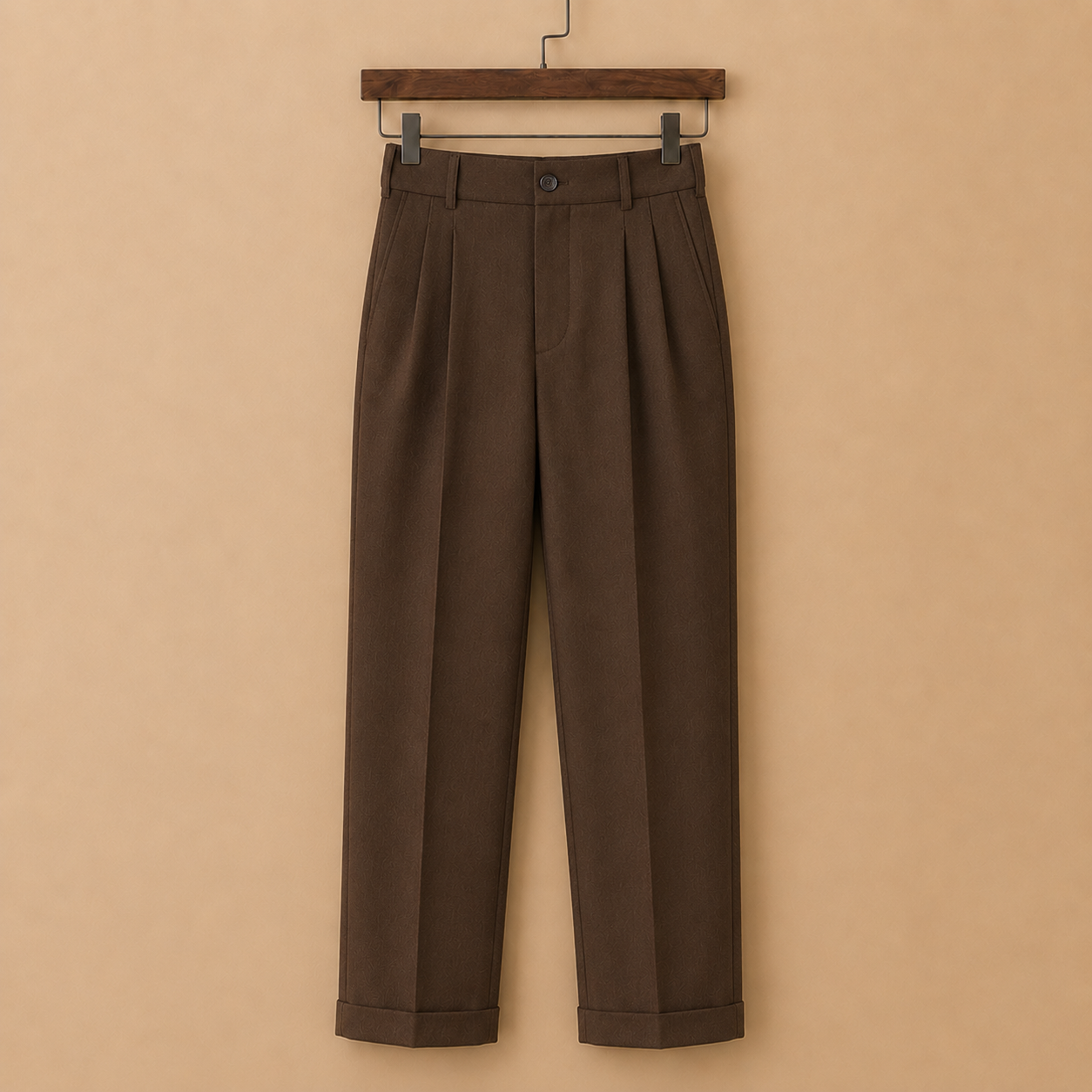 The Marseille Trouser - Slim tapered tailoring in breathable stretch weave with a clean beltless waist