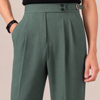 The Napoli Trouser - Neapolitan-inspired tailoring with a side-buckle waist and wrinkle-resistant finish 2