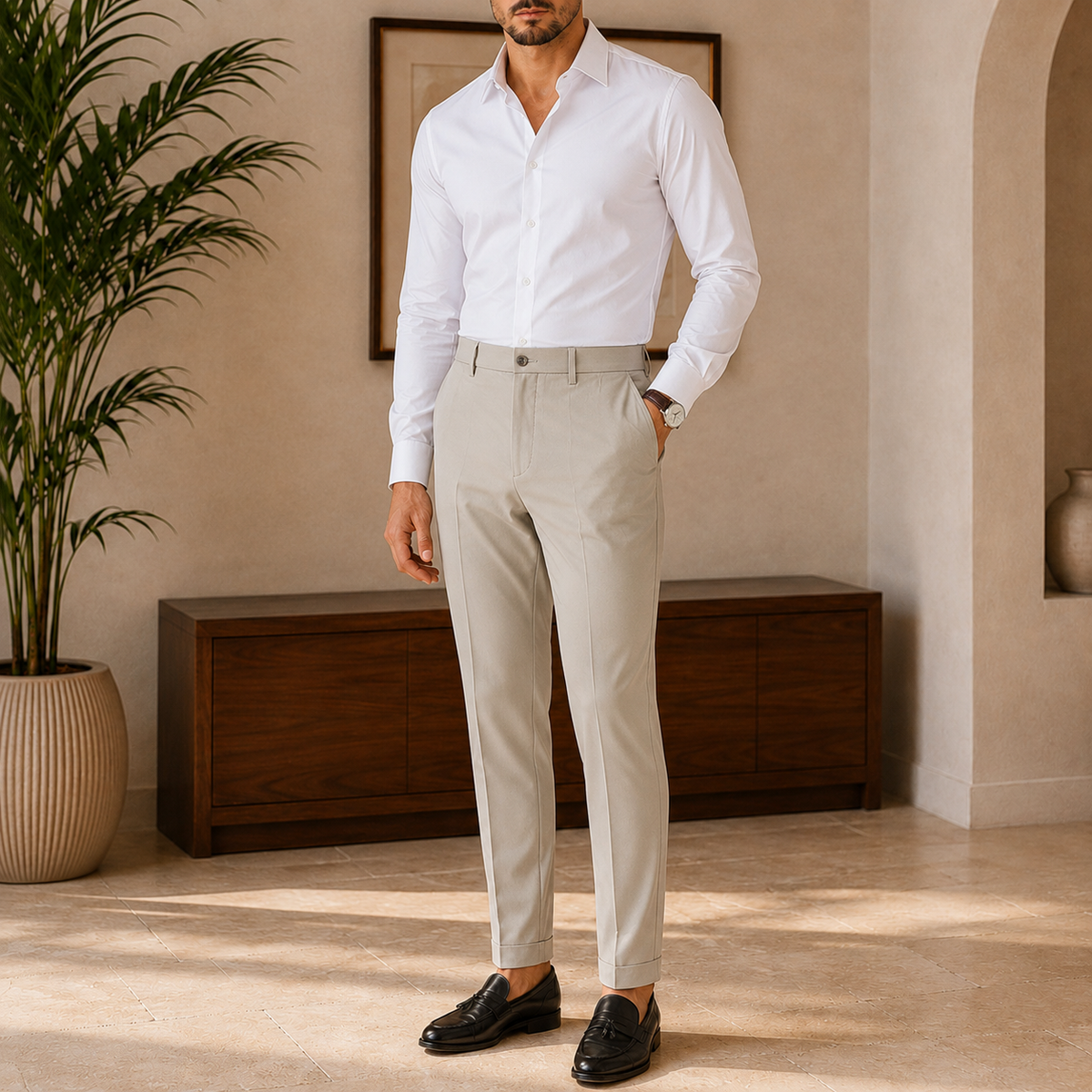 The Everett Trouser - Men's Wrinkle-Resistant Trousers | BEARING