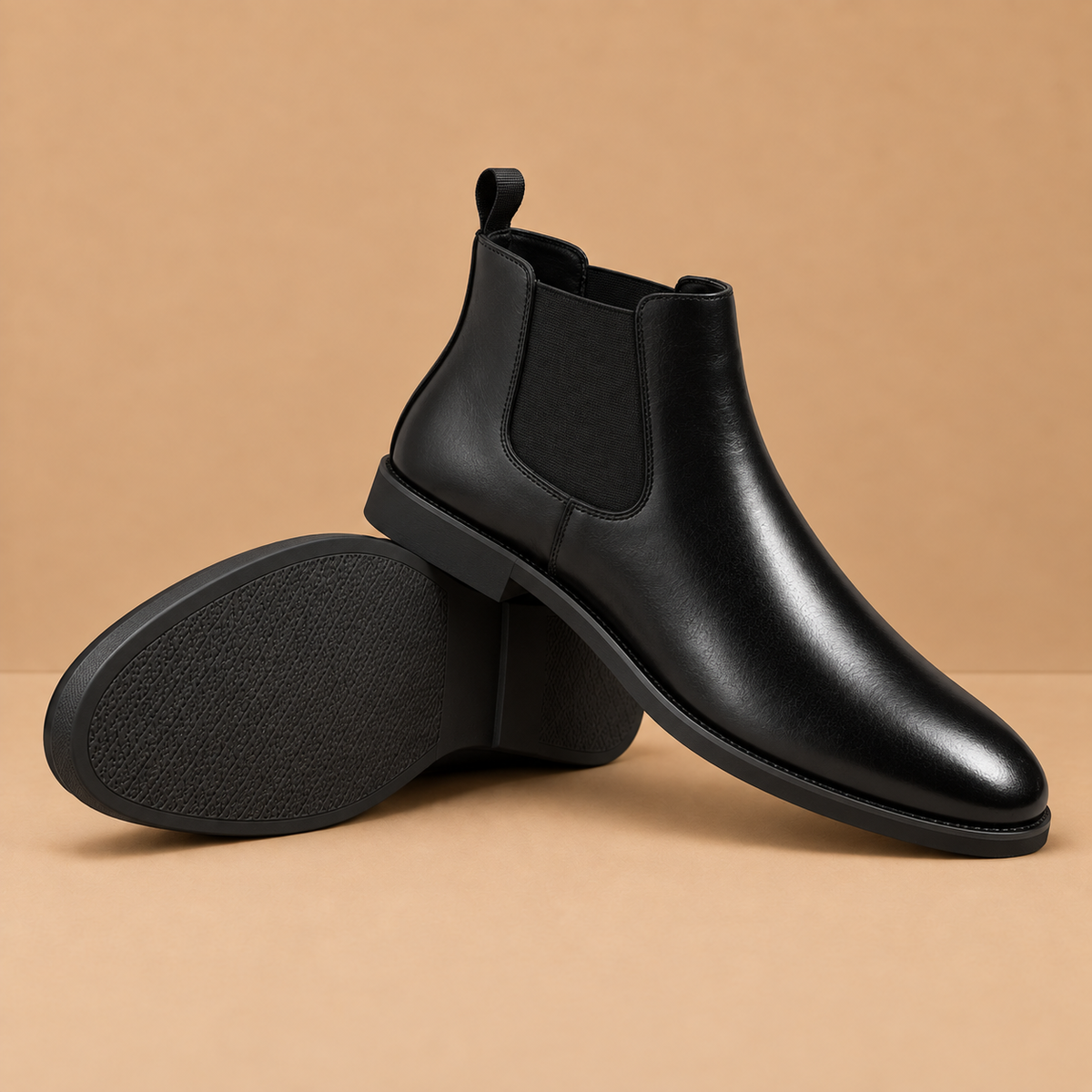 The Harlow Chelsea Boot in Black, men's Chelsea boots