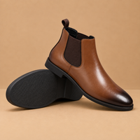 Der Harlow Chelsea Boot – Stiefelette aus Kunstleder mit Gummisohle 2