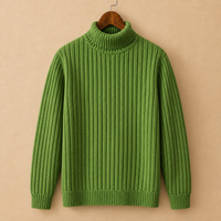El Jersey de Cuello Alto Fenwick – punto entallado con cuello alto que se dobla 2