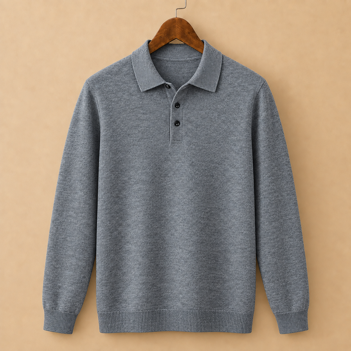 The Aldridge Hooded Sweater in Grey, men's hooded knit