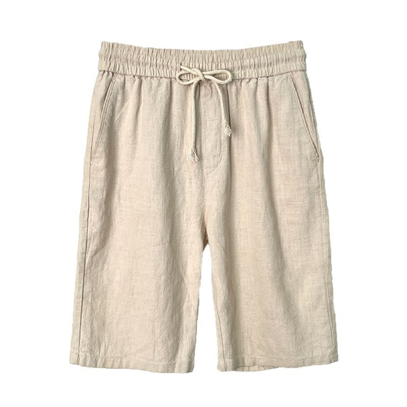 The Positano Short - Linen-blend drawstring short built for warm-weather ease