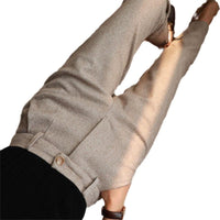 The Kensington Trouser - Herringbone wool-blend with a high waist and slim pencil line 5