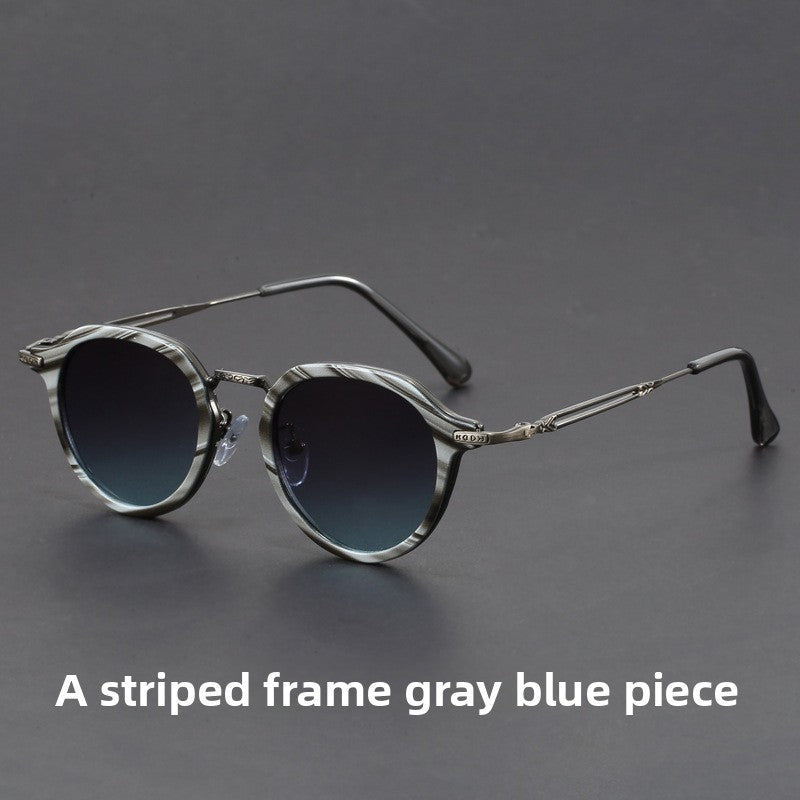 The Fitzgerald Sunglasses - Vintage round frame with UV400-certified lenses