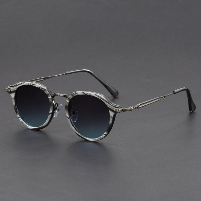 The Fitzgerald Sunglasses - Vintage round frame with UV400-certified lenses