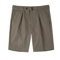 The Napoli Short - Tailored ice-silk stretch with a side-buckle waist and pleated front 5