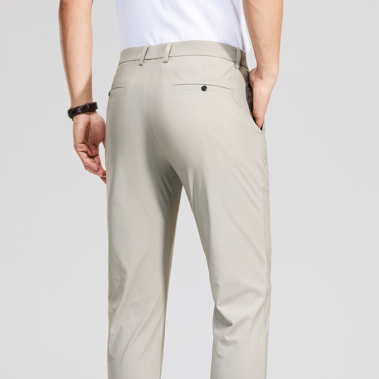 The Everett Trouser - Ice-silk stretch fabric, wrinkle-resistant and water-repellent tailoring