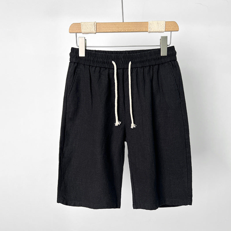 The Positano Short - Linen-blend drawstring short built for warm-weather ease