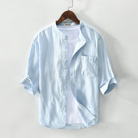 The Positano Shirt - Lightweight ramie-linen blend with a relaxed fit and wrinkle-resistant finish 4